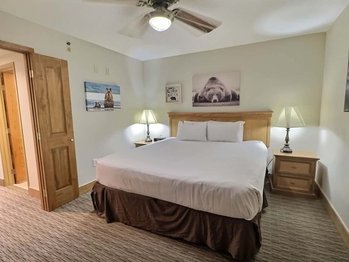 Separate King Sleeping Area | Listed with @BookTraverse