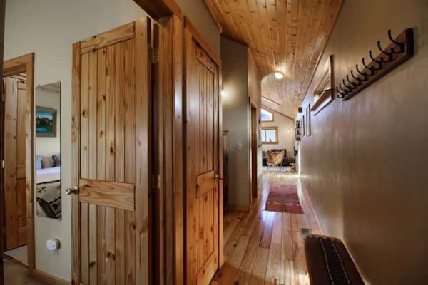 【Interior Hall】 Between the bedrooms and the living room — home flows on one floor.