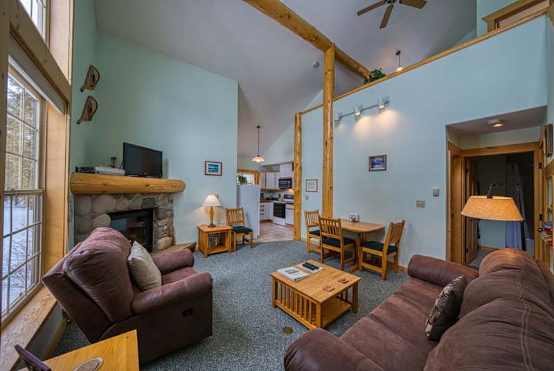 1BR w/ Loft Cabin: Fireplace & Mountain View