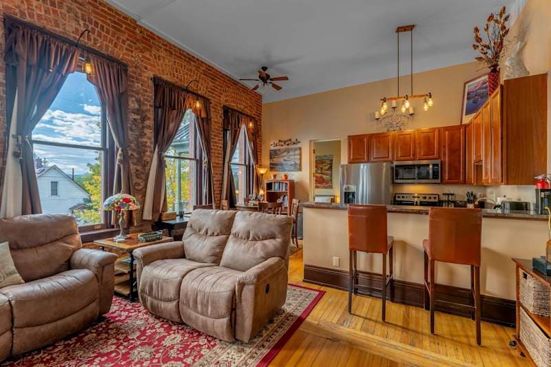 Historic Loft w/ Sauna & Balcony; Steps to Main