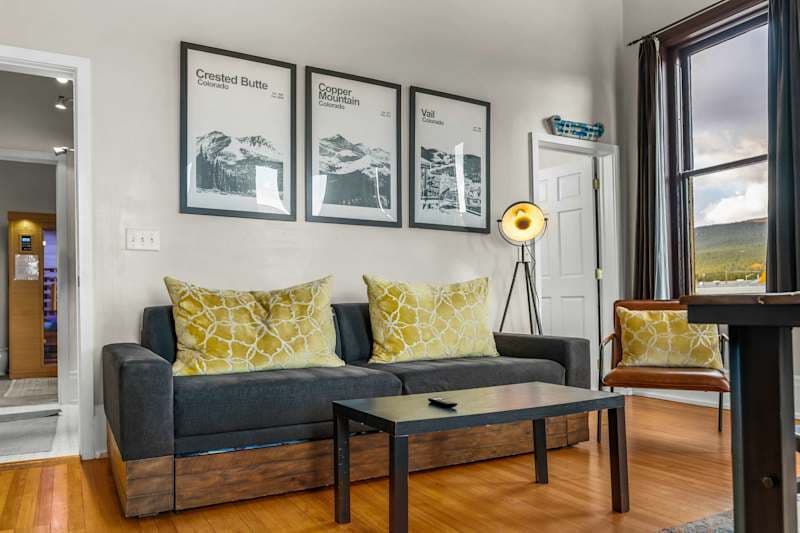 Old St. Vincent's 303 — Sauna | 14ft Loft | Mtn Views | Walk Downtown