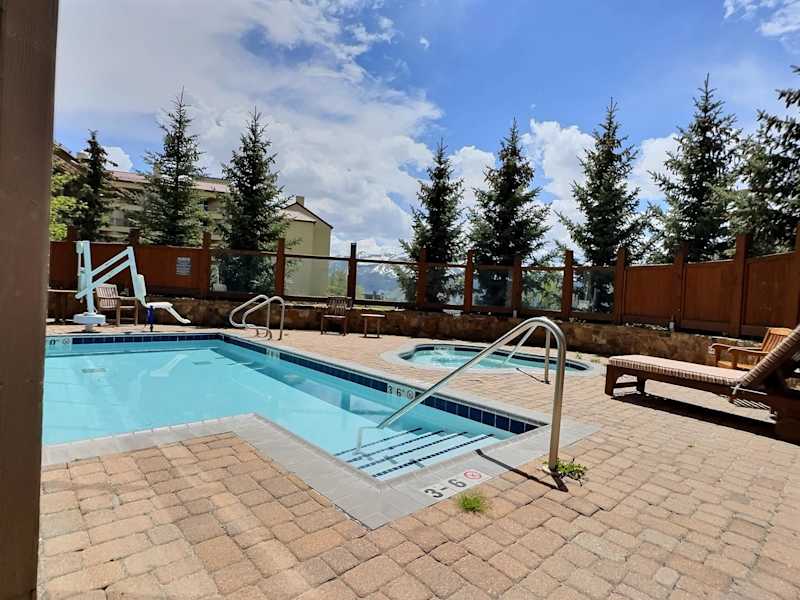 King Room at Base, Pool & Hot Tub