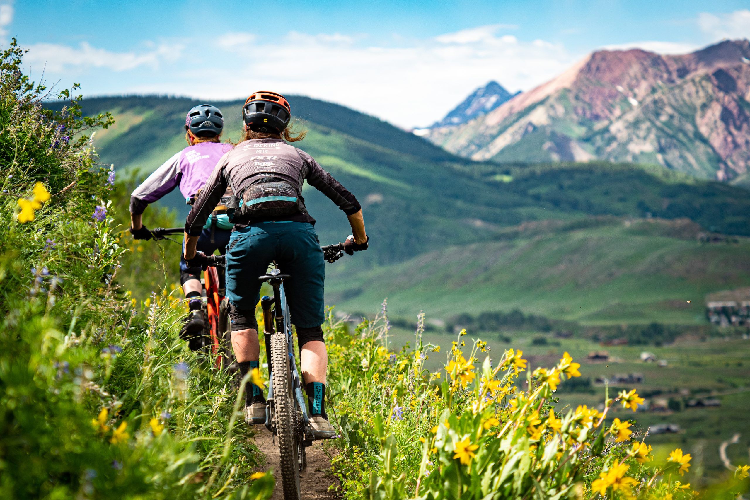 Wildflowers and mountain hiking in Crested Butte Colorado summer