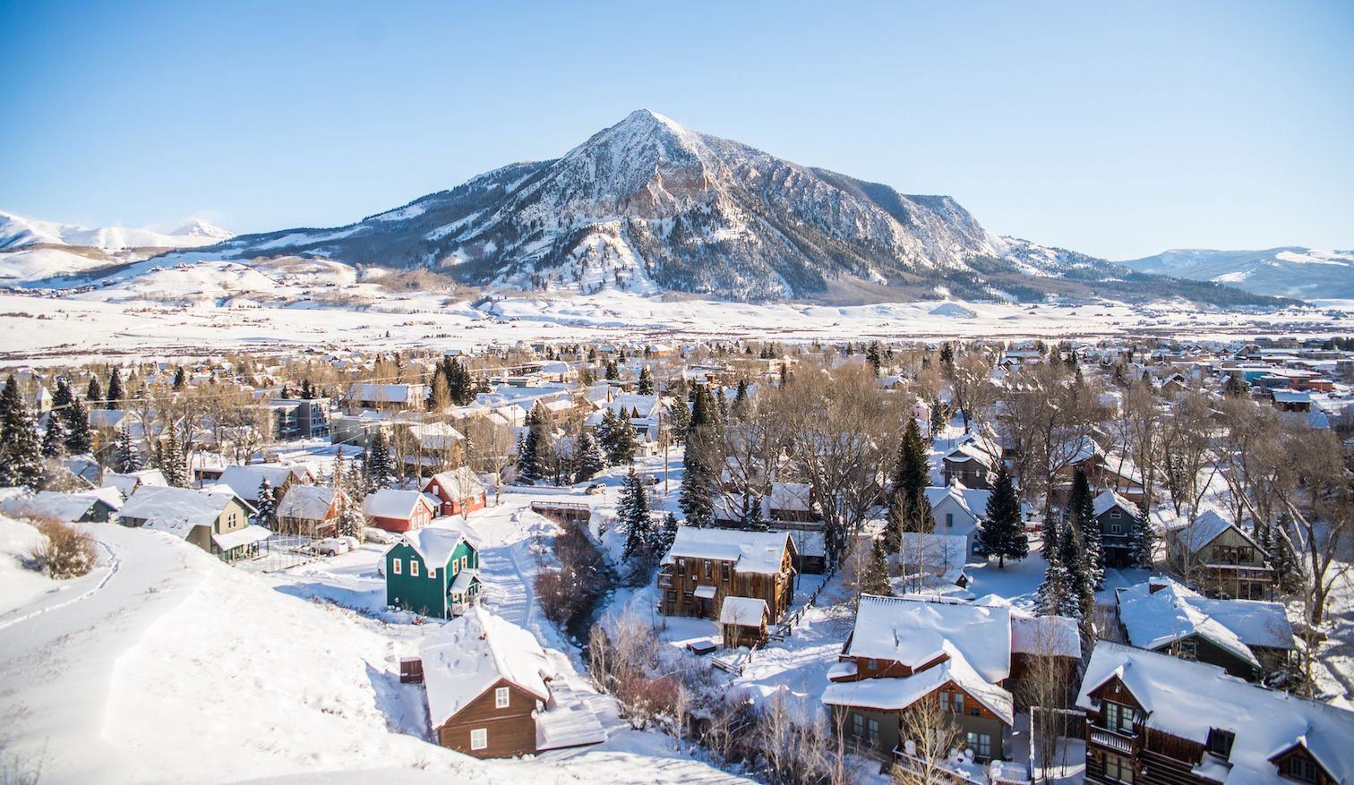 Skiing, snowboarding, and snowshoeing in Crested Butte